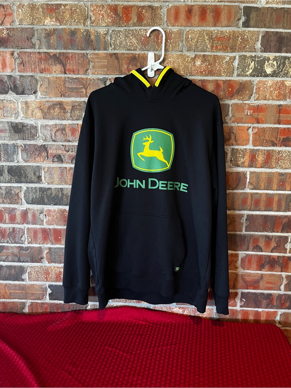 John Deere - Men’s Graphic Pullover Sweatshirt Hoodie Size:Large